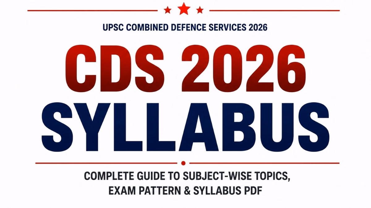CDS 2026 Syllabus